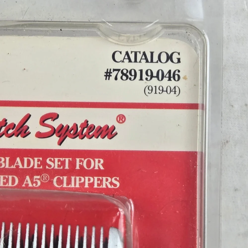 Vtg Oster Clipper Blade A5 Color Match System Size 10 1/16